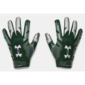 UNDER ARMOUR Football UA F8 Receiver Gloves Green Men's Sz‎ XL *NEW* 1368851-301